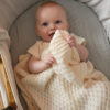 Baby Blanket Cotton Basket Weave