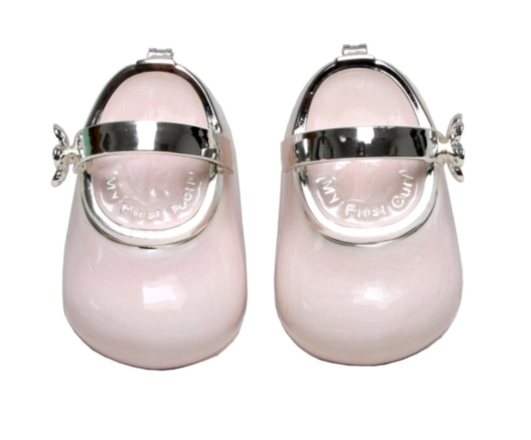 Baby First Curl Tooth Trinket Box Set Petal Pink Keepsake Gift