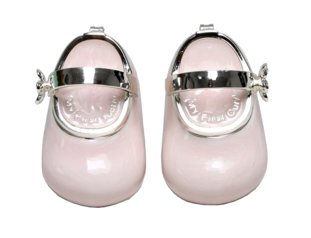 My First Curl and My First Tooth Baby Trinket Box in Petal Pink