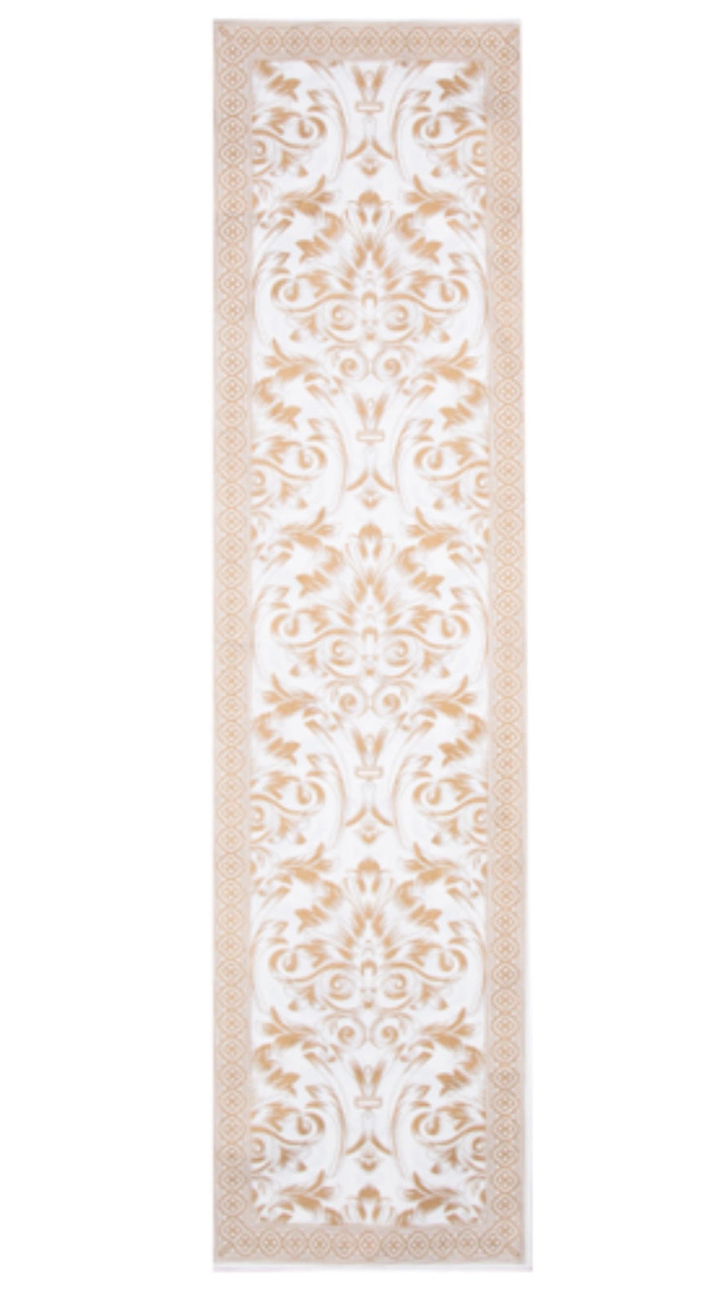 Gold Screen Printed Table Cloth