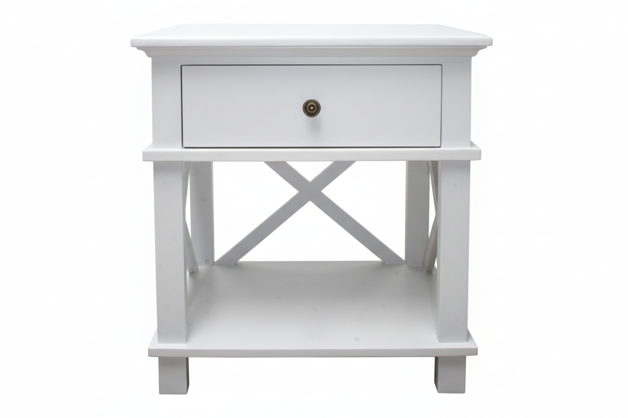 Hampton Styled Bedside Cabinet